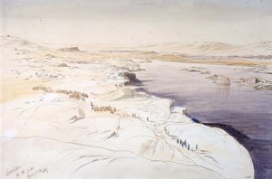 Assouan（インク） 作： Edward Lear